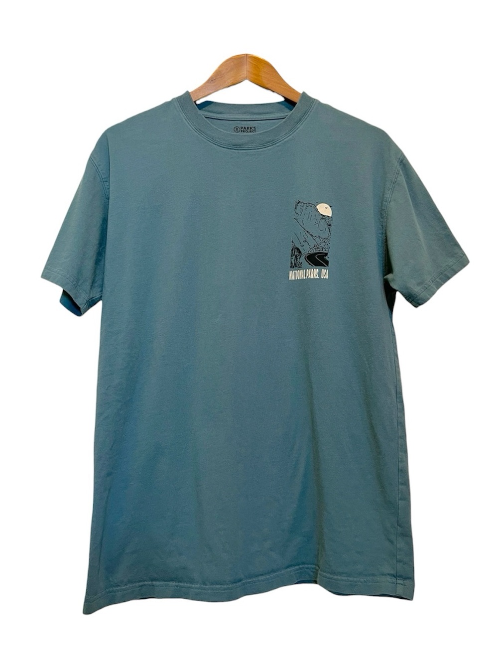 Parks Project Men’s T-Shirt 100% Cotton All US National Parks Size Medium
